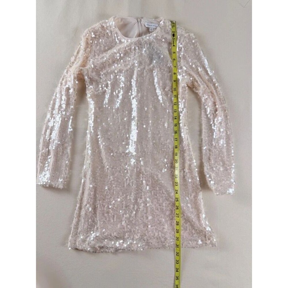 Gianni Bini Ruby Sequin Mini Dress NWT Size Small Champagne - Picture 11 of 14